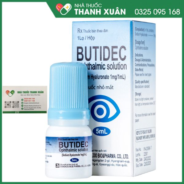 Butidec - Giúp giảm triệu chứng khô mắt